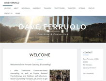 Tablet Screenshot of daveferruolo.com